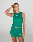 GPC Speed Boxy Tank in Sprint Green