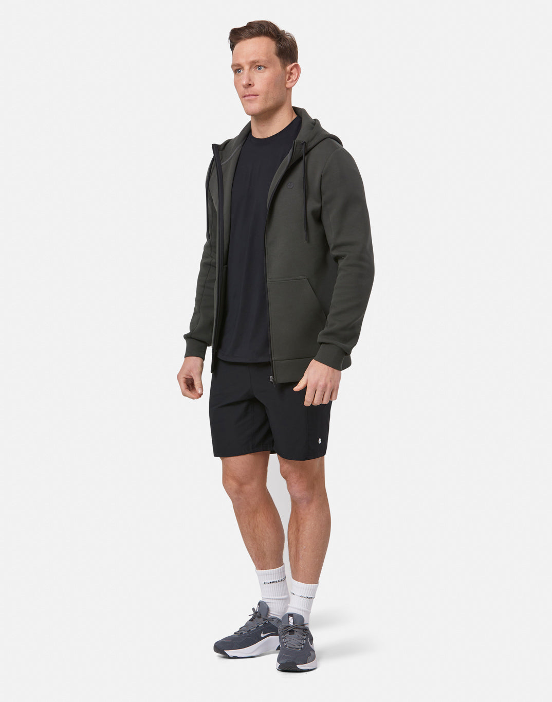 Ignite Zip Hoodie in Khaki - Hoodies - Gym+Coffee IE