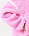 Industry Fleece Half Zip in Cotton Candy
