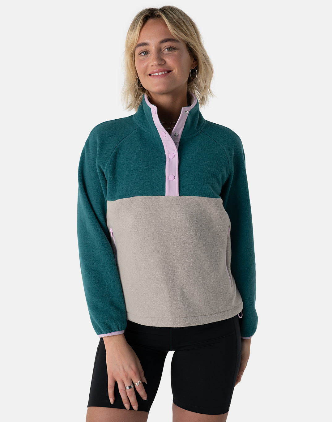 Kin Polar Fleece in Teal - Fleeces - Gym+Coffee IE