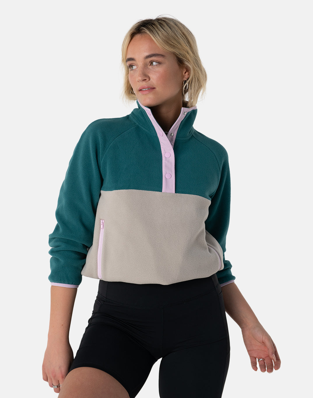 Kin Polar Fleece in Teal - Fleeces - Gym+Coffee IE