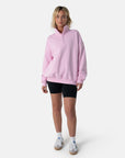 Kin Snap Collar Sweatshirt in Baby Pink - Sweatshirts - Gym+Coffee IE