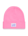 Knit Beanie in Bright Pink