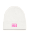 Knit Beanie in Soft White