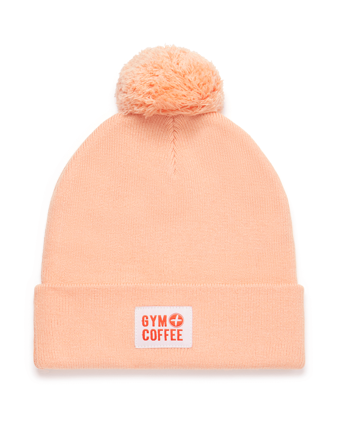 Knit Bobble Beanie in Sunrise Peach - Beanies - Gym+Coffee IE