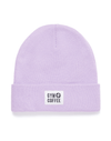 Knit Beanie in Deep Lilac