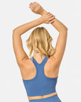 Lotus Lounge Bra in Oasis Blue