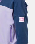 Half Zip Crop Polar Fleece in Lilac - Fleeces - Gym+Coffee IE