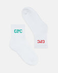Quarter Length Everyday Sock in Power Red