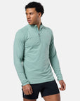 Relentless 1/4 Zip in Summer Green