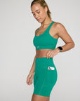 Relentless 6" Bike Short in Sprint Green