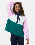 Snap Polar Fleece in Baby Pink