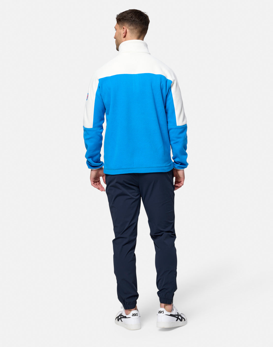 Half Zip Polar Fleece in Sky Blue