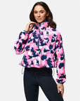 Snap Polar Fleece in Colour Pop Print