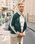 Varsity Jacket in Mountain Green