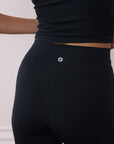 Wide Leg Legging in Black
