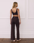 Soft-Motion Twist Bra in Mocha Bean