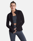 Adaptive Zip in Jet Black - Midlayer - Gym+Coffee IE