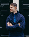 Half Zip Polar Fleece in Twilight Navy