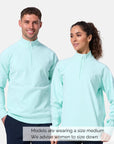 Chill Half Zip in Mint - Sweatshirts - Gym+Coffee IE