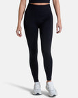 Lotus Chevron Legging in Black - Leggings - Gym+Coffee IE