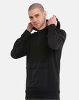 Horizon Half Zip Hoodie in Black - Hoodies - Gym+Coffee IE