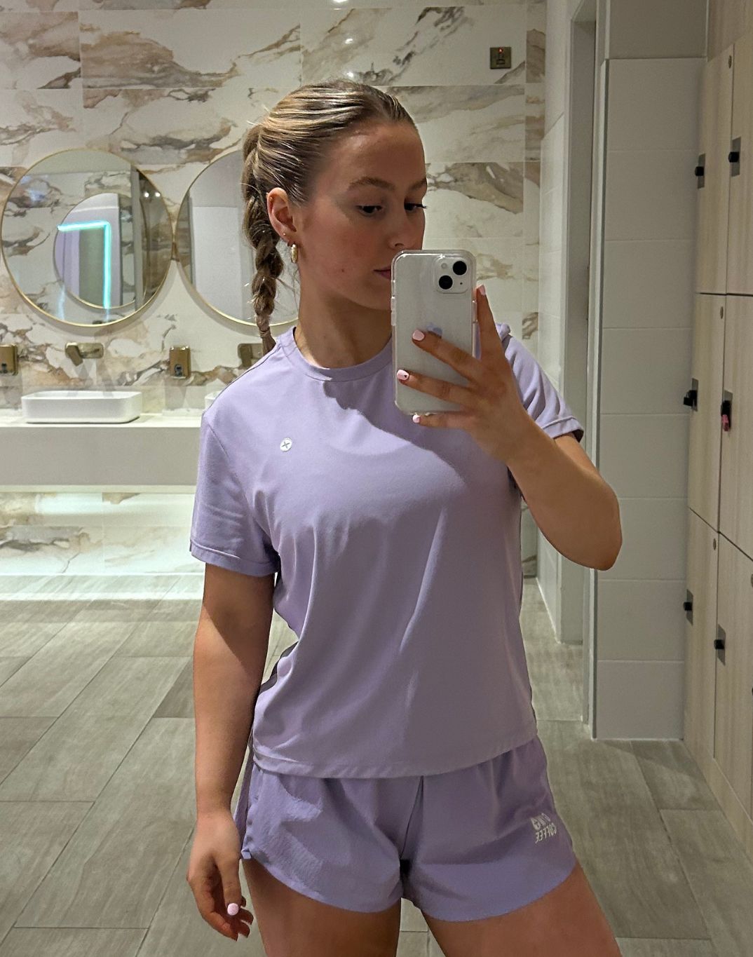 Coffee Tee in Lilac - T-Shirts - Gym+Coffee IE