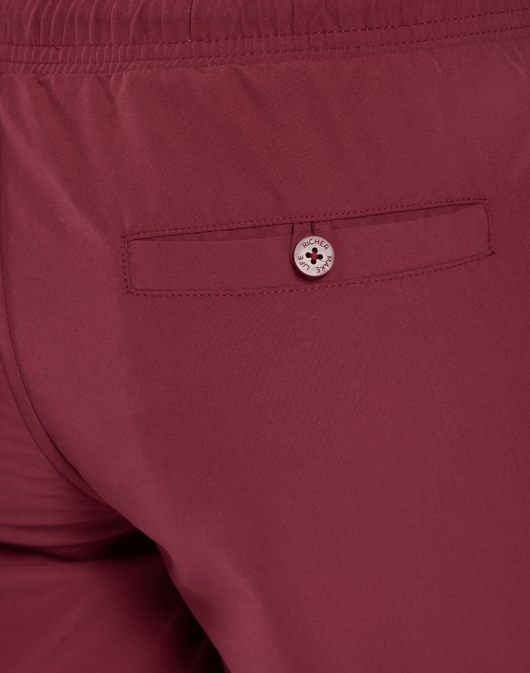 Maverick Swim Shorts in Maroon