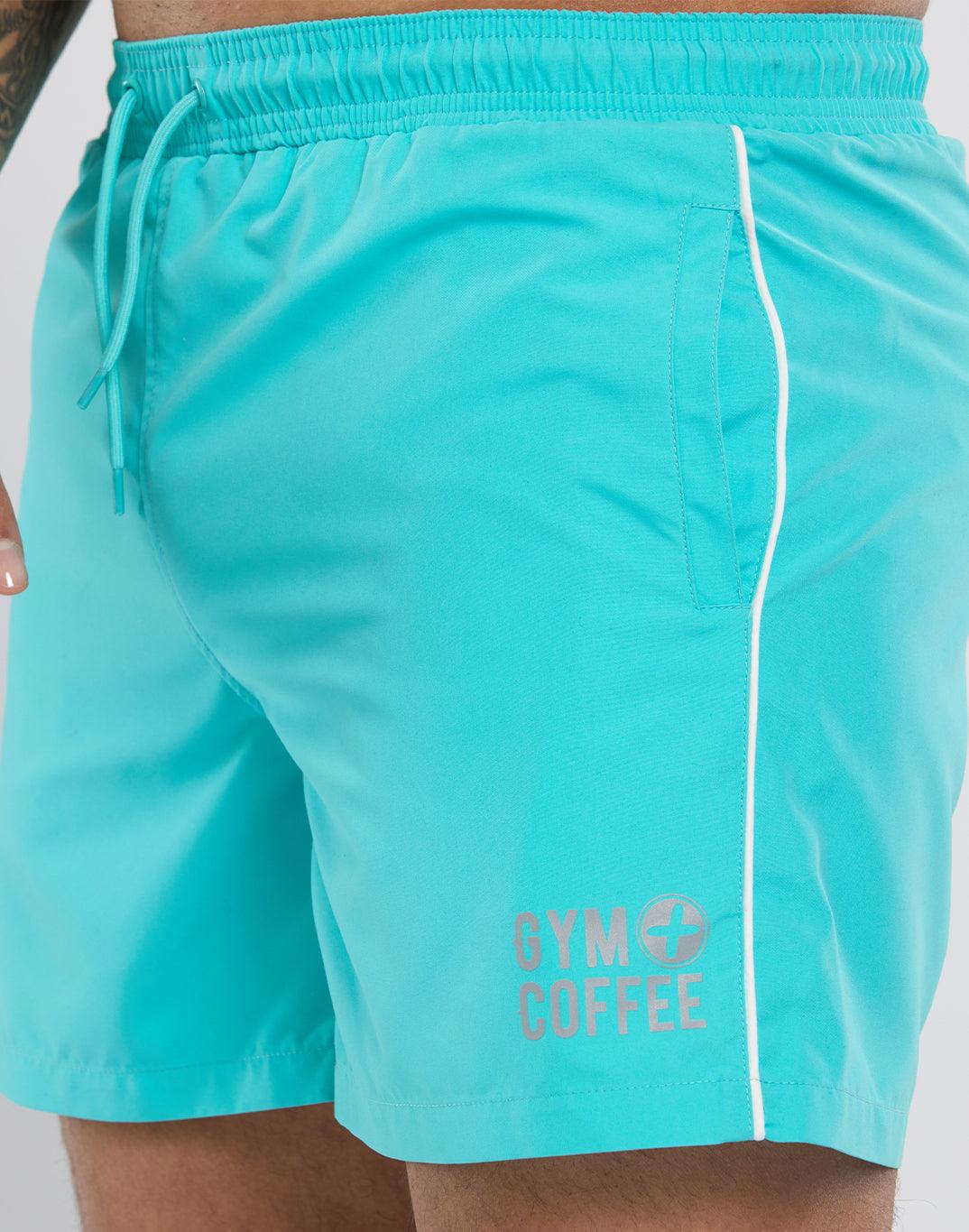 Maverick Swim Shorts in Turquoise - Shorts - Gym+Coffee IE