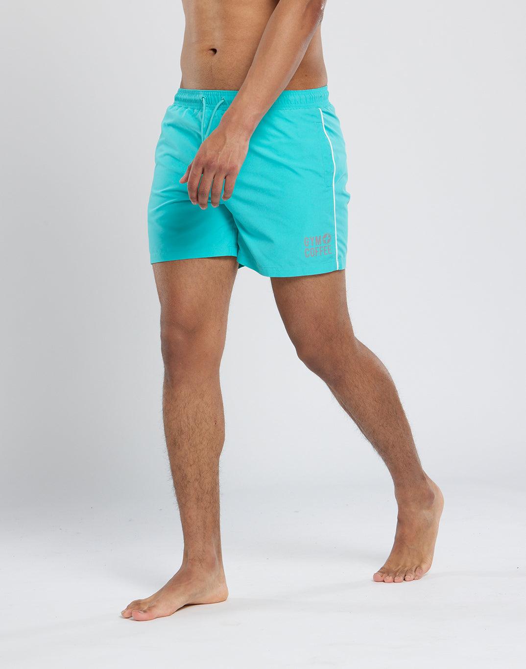 Maverick Swim Shorts in Turquoise - Shorts - Gym+Coffee IE