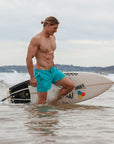 Maverick Swim Shorts in Turquoise