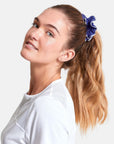 Reflective Scrunchie in Earth Blue - Headwear - Gym+Coffee IE