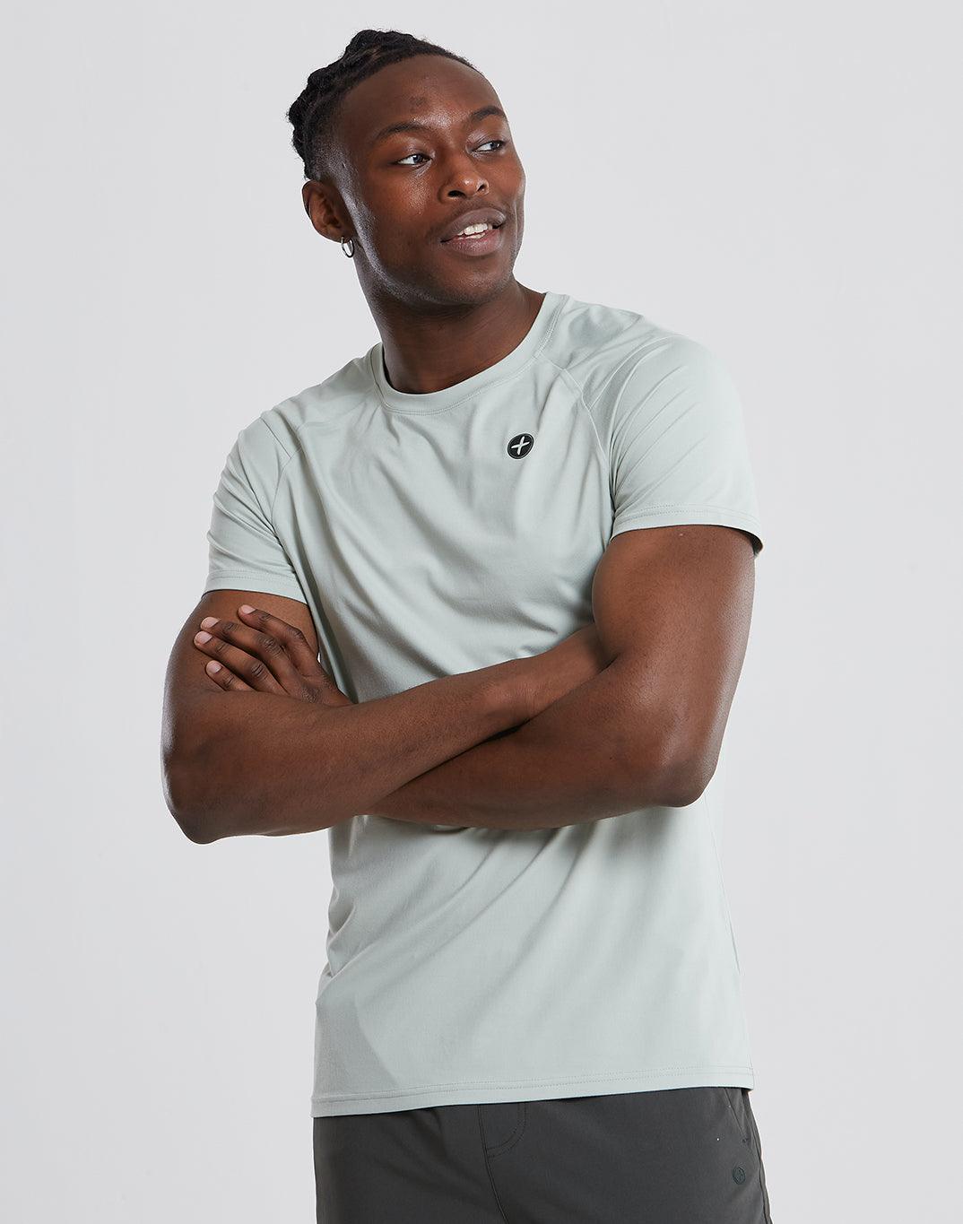 Sector Tee in Light Slate - T-Shirts - Gym+Coffee IE