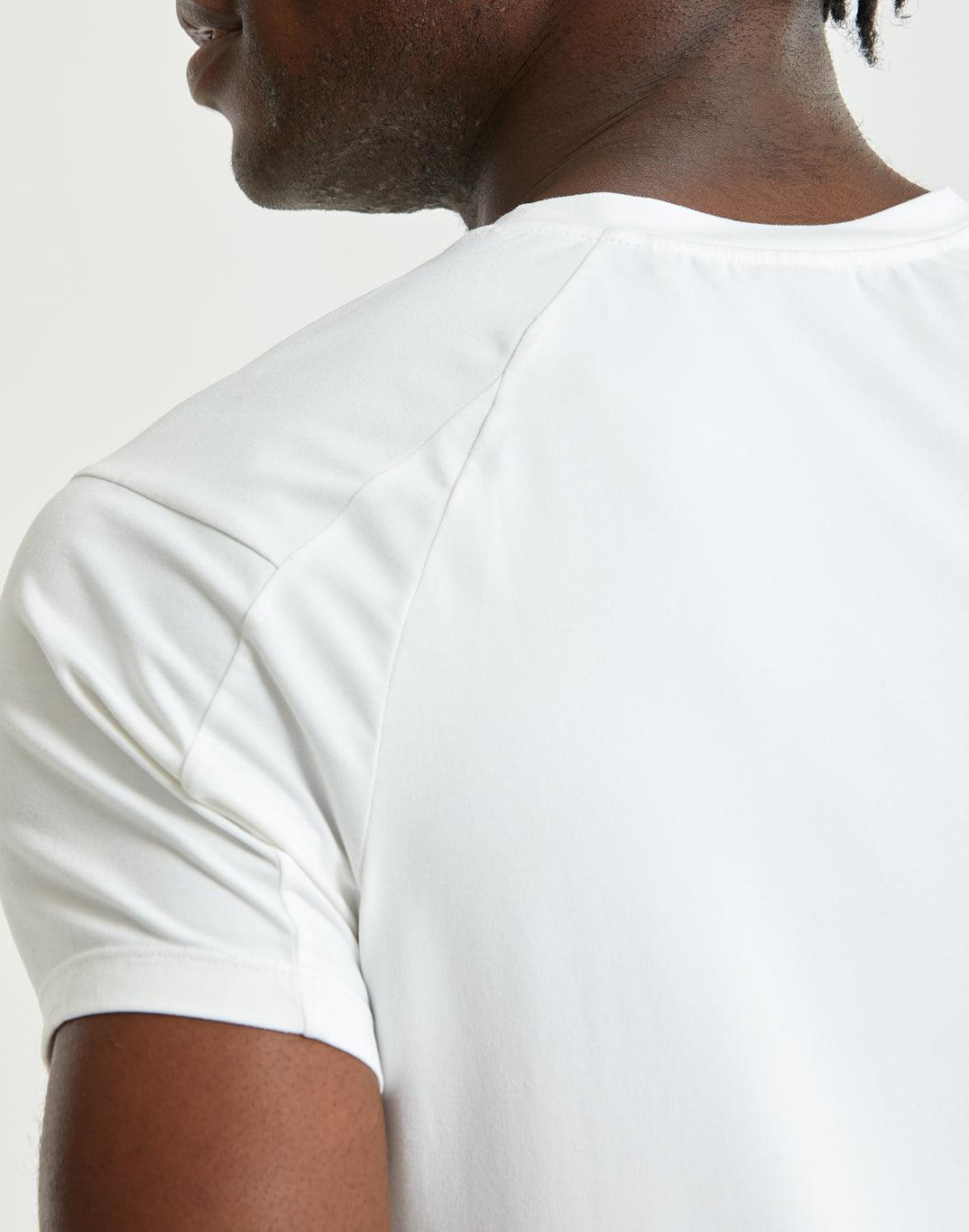 Mens Sector Tee in White - T-Shirts - Gym+Coffee IE