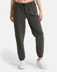 Womens Uptown Pant in Khaki - Joggers - Gym+Coffee IE